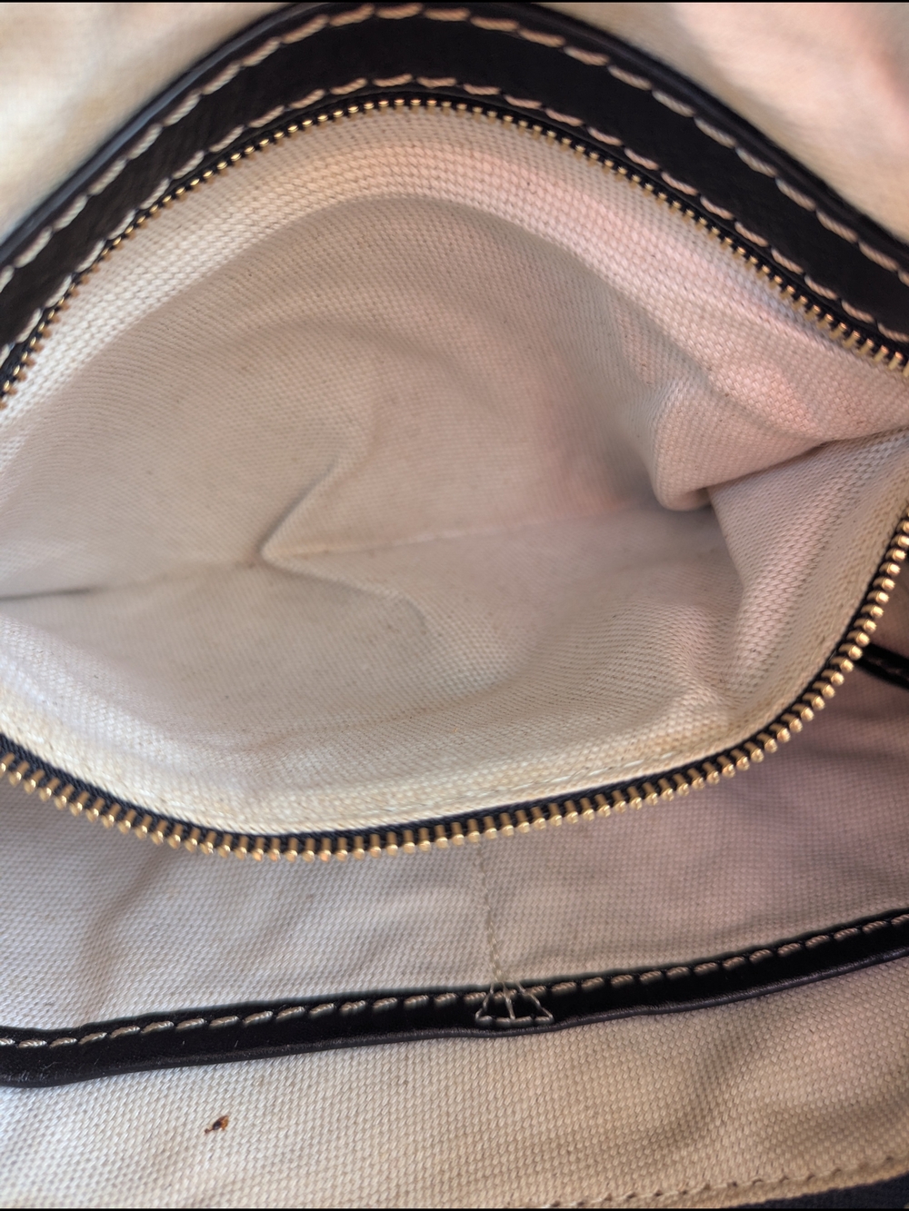 vintage Michael Kors Yacht Club canvas and leather buckle hobo bag. - Picture 10 of 10